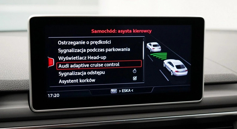 Audi A5 cena 189850 przebieg: 109307, rok produkcji 2019 z Stawiski małe 781